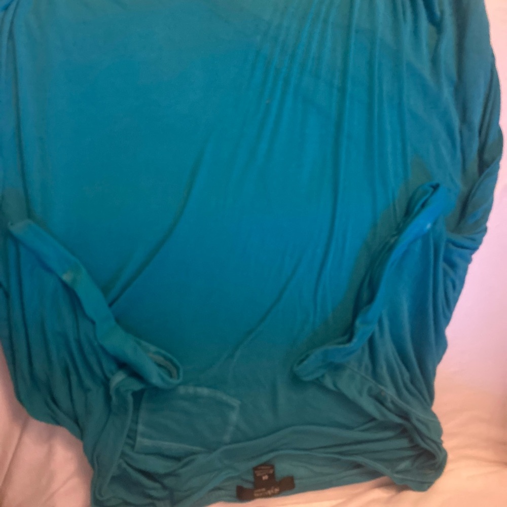 Style&co aqua color size ox